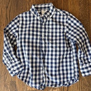 Kids Blue Checkered Shirt from crewcuts